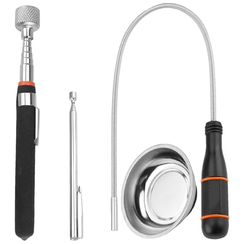 Rrlihjgu Magnetisches Sammelwerkzeug, Metallsammler mit drehbarem und verstellbarem Magnet, verstellbares und drehbares Reparaturgerät für schwierige und enge Räume Rrlihjgu Magnetisches Sammelwerkzeug, Metallsammler mit drehbarem und verstellbarem Magnet, verstellbares und drehbares Reparaturgerät für schwierige und enge Räume von Rrlihjgu