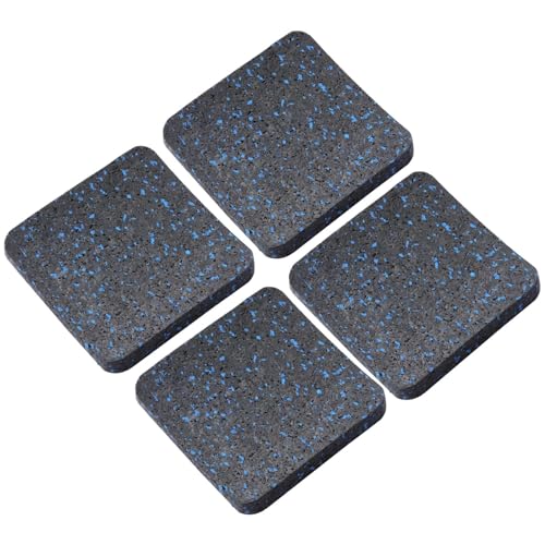 Rrlihjgu Matte für Laufband auf Teppichböden, 4 Stück, rutschfeste Unterlage für Laufband aus Holz, Zubehör für Fitnessstudio, Zuhause, Gummi-Pads für drinnen und draußen Yoga Rrlihjgu Matte für Laufband auf Teppichböden, 4 Stück, rutschfeste Unterlage für Laufband aus Holz, Zubehör für Fitnessstudio, Zuhause, Gummi-Pads für drinnen und draußen Yoga von Rrlihjgu