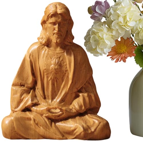 Rrlihjgu Meditation Jesus Heilige Statuen, Jesusstatue, Skulptur,Heiliges Herz Jesu Statue Katholische Figur Dekoration Kunstwerk Jesus Figur Religiöse Skulptur Für Desktop-Schlafzimmer Rrlihjgu Meditation Jesus Heilige Statuen, Jesusstatue, Skulptur,Heiliges Herz Jesu Statue Katholische Figur Dekoration Kunstwerk Jesus Figur Religiöse Skulptur Für Desktop-Schlafzimmer von Rrlihjgu