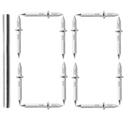 Rrlihjgu Nahtlose Sockelleistennägel, nahtlose Nägel mit doppelter Spitze, doppelseitige Nägel, 2-seitige Nägel, 100 x Stahlnägel, unsichtbare Schraubennägel Rrlihjgu Nahtlose Sockelleistennägel, nahtlose Nägel mit doppelter Spitze, doppelseitige Nägel, 2-seitige Nägel, 100 x Stahlnägel, unsichtbare Schraubennägel von Rrlihjgu