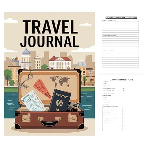 Rrlihjgu Reisemagazin für Männer, Reisebücher und Zeitschriften | Reisetagebuch mit laminiertem Raster, Tagebuch mit Gummiband, Mehrzweck-Notizblock für schriftliche Aufzeichnungen Rrlihjgu Reisemagazin für Männer, Reisebücher und Zeitschriften | Reisetagebuch mit laminiertem Raster, Tagebuch mit Gummiband, Mehrzweck-Notizblock für schriftliche Aufzeichnungen von Rrlihjgu