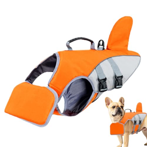 Rrlihjgu Schwimmweste Für Große Hunde | Hunde Schwimmweste Mit Rettungsgriff - Schwimmhilfe Mit Verstellbarem Gurt Für Fluss See Meer Pool Teich Kajak von Rrlihjgu
