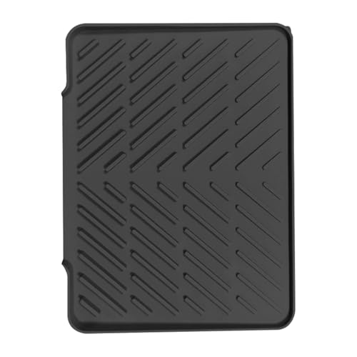 Rrlihjgu Silikon-Tellermatte mit Drainage, große und hitzebeständige Abtropfmatte für Spüle, schnell trocknendes Drainagepad für Küchenutensilien und von Rrlihjgu