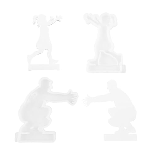 Rrlihjgu Silikonform für Mädchen, menschliche Statuenform – 2 Stück Gipsformen für Kerzenständer – Körperskulpturform mit Vater-Silhouette für Schreibtischdekoration, Kuchendekoration Rrlihjgu Silikonform für Mädchen, menschliche Statuenform – 2 Stück Gipsformen für Kerzenständer – Körperskulpturform mit Vater-Silhouette für Schreibtischdekoration, Kuchendekoration von Rrlihjgu