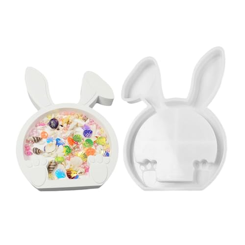 Rrlihjgu Silikonform für -Schmuckstücke, Form für Hasen-Schmucktablett | Silikonform in Form eines Osterhasen-Tabletts, Silikonform für Rrlihjgu Silikonform für -Schmuckstücke, Form für Hasen-Schmucktablett | Silikonform in Form eines Osterhasen-Tabletts, Silikonform für von Rrlihjgu