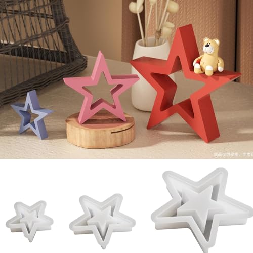 Rrlihjgu Silikonformen Gießformen Weihnachten, 3 Stück Silikonform Weihnachten Stern, Silikon Kerzenformen Zum Gießen Herbsts, Gießform Weihnachten Silikonform Kerzenhalter Zur Weihnachtsdekoration Rrlihjgu Silikonformen Gießformen Weihnachten, 3 Stück Silikonform Weihnachten Stern, Silikon Kerzenformen Zum Gießen Herbsts, Gießform Weihnachten Silikonform Kerzenhalter Zur Weihnachtsdekoration von Rrlihjgu