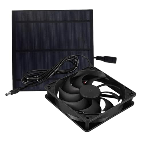 Rrlihjgu Solarventilator für Hühnerstall, Solar-Ventilator für Hühnerstall, vielseitiges Abluftset, energiesparend, für Wohnmobil und Außenbereich Rrlihjgu Solarventilator für Hühnerstall, Solar-Ventilator für Hühnerstall, vielseitiges Abluftset, energiesparend, für Wohnmobil und Außenbereich von Rrlihjgu