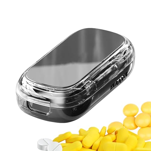 Rrlihjgu Tablettenschneider, tragbarer Medikamententeiler mit Behälter, täglicher Organizer zum Schneiden von Tabletten zu Hause, Reisen, Arbeit, Krankenhaus, Erwachsene, Kinder, Krankenschwestern Rrlihjgu Tablettenschneider, tragbarer Medikamententeiler mit Behälter, täglicher Organizer zum Schneiden von Tabletten zu Hause, Reisen, Arbeit, Krankenhaus, Erwachsene, Kinder, Krankenschwestern von Rrlihjgu