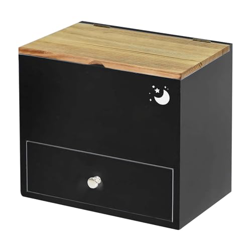 Rrlihjgu Tampon-Organizer für das Badezimmer, Organizer für Damenbinden, dekorativ, aus Holz, für Zuhause, Apartment, Gästetoilette, Wattespender Rrlihjgu Tampon-Organizer für das Badezimmer, Organizer für Damenbinden, dekorativ, aus Holz, für Zuhause, Apartment, Gästetoilette, Wattespender von Rrlihjgu