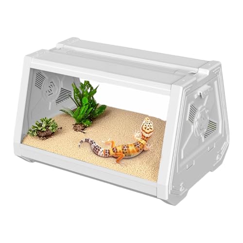 Rrlihjgu Terrarium für Reptilien, Terrarium für Reptilien, multifunktionaler Lebensraum für Barbudo-Drachen, Trapez-Design, erweitert das Sichtfeld, Reptilien-Habitat-Terrarium Rrlihjgu Terrarium für Reptilien, Terrarium für Reptilien, multifunktionaler Lebensraum für Barbudo-Drachen, Trapez-Design, erweitert das Sichtfeld, Reptilien-Habitat-Terrarium von Rrlihjgu