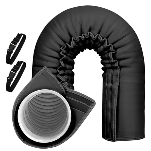 Rrlihjgu Tragbare Isolierhülle für AC-Rohre, tragbare Isolierhülle für Klimaanlagenrohre, 12,7 und 15 cm, Belüftungszubehör für Garage, Rrlihjgu Tragbare Isolierhülle für AC-Rohre, tragbare Isolierhülle für Klimaanlagenrohre, 12,7 und 15 cm, Belüftungszubehör für Garage, von Rrlihjgu