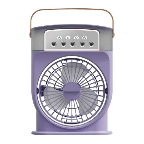 Rrlihjgu Verneblerventilator, für den Außenbereich, Wassertank, 600 ml, 3 Geschwindigkeiten, Luftkühler für den Sommer, für Yoga, Gärtner, Reisende, Luftenthusiasten Rrlihjgu Verneblerventilator, für den Außenbereich, Wassertank, 600 ml, 3 Geschwindigkeiten, Luftkühler für den Sommer, für Yoga, Gärtner, Reisende, Luftenthusiasten von Rrlihjgu