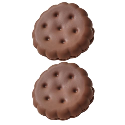 Rrlihjgu Verschlüsse für Kartoffelbeutel, 2 Stück, Verschluss für Snacks und Lebensmittel, Küchenzubehör in Keksform für Lagerung, Aufbewahrung zu Hause und auf Reisen, Verwendung von Rrlihjgu