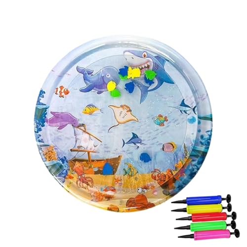 Rrlihjgu Wassermatte für Katzen, kühlende für Haustiere und warmes, interaktives Kühlspielzeug mit angenehmer Frische für Katzen und Hunde Rrlihjgu Wassermatte für Katzen, kühlende für Haustiere und warmes, interaktives Kühlspielzeug mit angenehmer Frische für Katzen und Hunde von Rrlihjgu