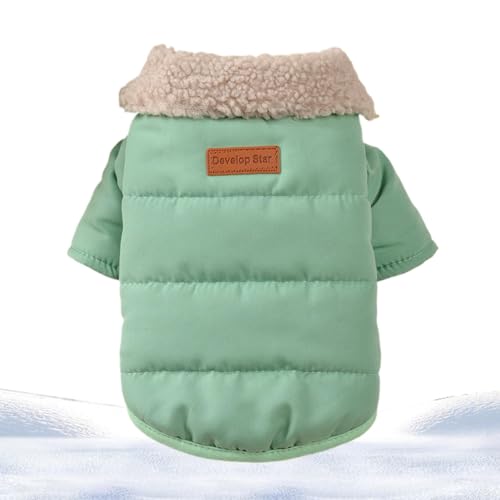 Rrlihjgu Winterjacke für Hunde, warme Jacke für Hunde, winddicht, Kostüme für Haustiere, Winterbedarf, zweibeiniger Mantel mit modischem Kragen Rrlihjgu Winterjacke für Hunde, warme Jacke für Hunde, winddicht, Kostüme für Haustiere, Winterbedarf, zweibeiniger Mantel mit modischem Kragen von Rrlihjgu