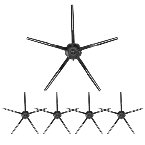 Rrochio 5er-Pack Saugroboter-Zubehör,Fünfeck Seitenbürste,für roborock S8 Serie,Qrevo Serie,S7 Serie,Q7 Serie,Q8 Serie,Q5 Serie,S5 Serie und E Serie alle Modelle Saugroboter Schwarz Rrochio 5er-Pack Saugroboter-Zubehör,Fünfeck Seitenbürste,für roborock S8 Serie,Qrevo Serie,S7 Serie,Q7 Serie,Q8 Serie,Q5 Serie,S5 Serie und E Serie alle Modelle Saugroboter Schwarz von Rrochio