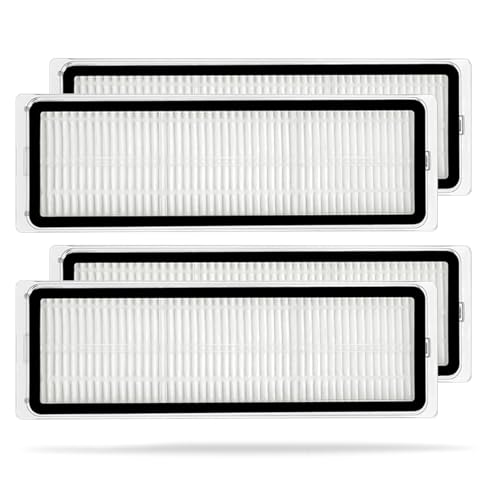 Rrochio 4 Filter HEPA für Dreame D10 Plus Gen2, Zubehör für Saugroboter Dreame D10s plus, L10 Prime, L10 L10s Ultra, L10s Pro Gen 2, S10 D10 D9 L10s Plus, S20 Ultra, Z10 Pro Ersatzfilter Ersatzteile von Rrochio