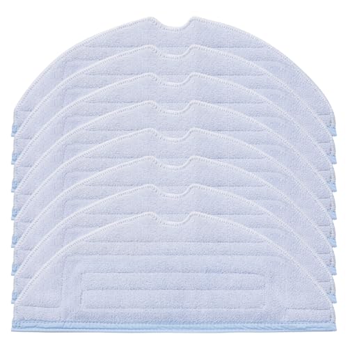 Rrochio Saugroboter Zubehör Mop Tücher 8er Set für roborock S7 MaxV,S7 MaxV Ultra,S7 Pro Ultra,S8,S8+,S7 Max Ultra,S7 MaxV Plus,S7,S7+(Blau) von Rrochio