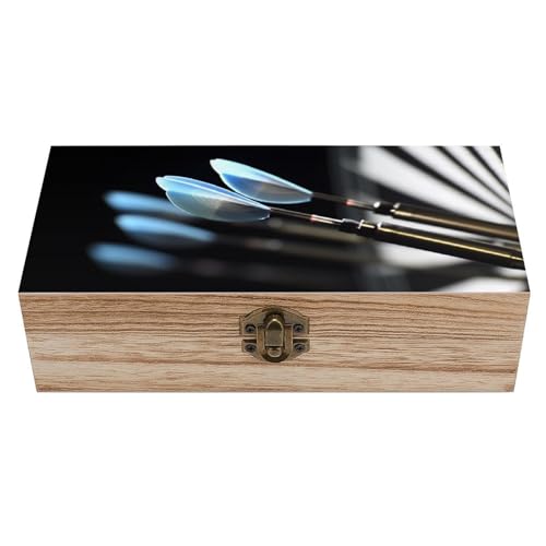 Rrtsmsgh Darts Pfeile Aufbewahrungsbox aus Holz mit Scharnierdeckel, rechteckig, kleine Holzbox, Vintage-Stil, rustikaler Stil, Handwerk für Schmuck, Kunst, Hobbys, Aufbewahrung zu Hause, Schatz Rrtsmsgh Darts Pfeile Aufbewahrungsbox aus Holz mit Scharnierdeckel, rechteckig, kleine Holzbox, Vintage-Stil, rustikaler Stil, Handwerk für Schmuck, Kunst, Hobbys, Aufbewahrung zu Hause, Schatz von Rrtsmsgh