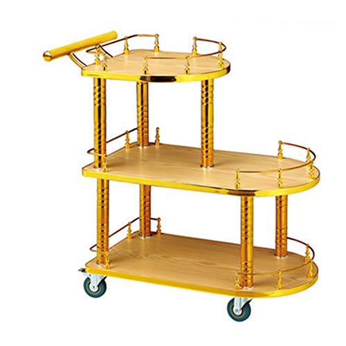 Rollbarer Küchenwagen, Metall, eStorage Barwagen, Servierwagen, sehr geeignet für Zuhause, Wohnzimmer, Hausbar, Servierwagen, Küchenwagen mit Stauraum (Farbe: Stil 5) (Stil 7) von Rsmmpqa