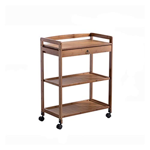 Rsmmpqa Barwagen Küche Bar Servierwagen mit Ablagen Kücheninselwagen, rollender Küchenwagen Hausbar Servierwagen Küchenwagen mit Stauraum (Farbe: Stil 3) (Stil 1) von Rsmmpqa