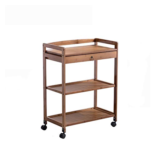 Rsmmpqa Barwagen Küche Bar Servierwagen mit Ablagen Kücheninselwagen, rollender Küchenwagen Hausbar Servierwagen Küchenwagen mit Stauraum (Farbe: Stil 3) (Stil 2) von Rsmmpqa
