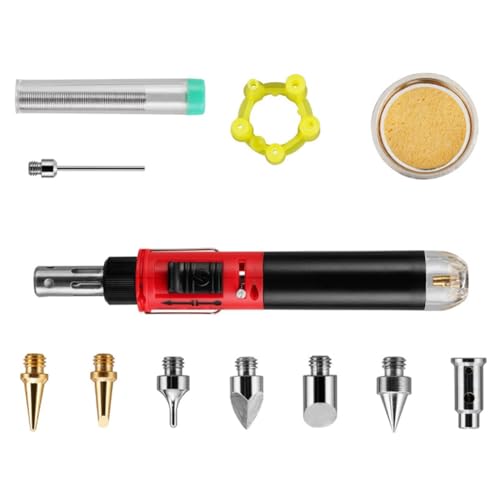 Rtauhife Gas-Lötkolben, Heißluftpistole, Gebläse, Taschenlampe, Selbstzündend, Sofortiger Start, Einstellbare Flammenkontrolle, Schweißwerkzeug C Rtauhife Gas-Lötkolben, Heißluftpistole, Gebläse, Taschenlampe, Selbstzündend, Sofortiger Start, Einstellbare Flammenkontrolle, Schweißwerkzeug C von Rtauhife