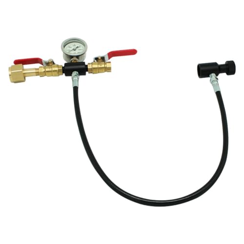 Rtauhife Soda-Zylinder-Flaschenschlauch-Adapter-Set, Soda-Wasserbereiter, Kohlendioxid-Zylinder-FüLladapter Von W21.8-14 auf TR21-4 von Rtauhife
