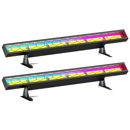 2PCS 450W Wallwasher LED Bar Licht dmx Bühnenlicht Wall Washer Licht COB Discolicht Partylicht für Indoor Outdoor DJ Party Kirche Club Bar Hochzeit Event-Dekoration Strahler von Rtktoup