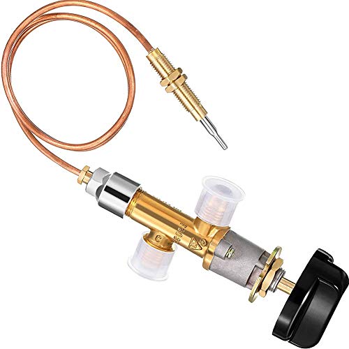 Rtppyakk Niederdruckgas LPG Kaminausfall Sicherheitssteuerventil Kit Gasheizung Thermoelements Ersetzen 5/8-18UNF von Rtppyakk