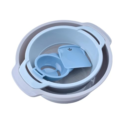 Rtyweth 4-teiliges stapelbares Pollensieb-Set, Sieb, Mehlsieb-Set, leichtes Trimmnetz, mit Tablett Trimmtablett Leichtes Rtyweth 4-teiliges stapelbares Pollensieb-Set, Sieb, Mehlsieb-Set, leichtes Trimmnetz, mit Tablett Trimmtablett Leichtes von Rtyweth