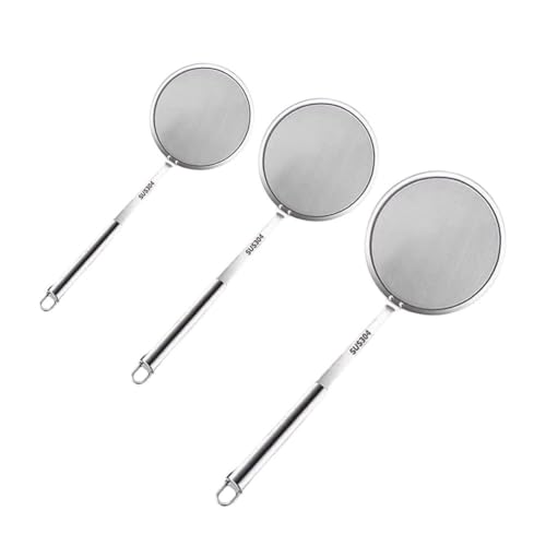 Rtyweth Fettabschäumer Löffel Edelstahl feinmaschig Skimmer Sieb Löffel zum Entfernen von Schaumfett H2d0 Lebensmittel und Fett Öl gebraten Rtyweth Fettabschäumer Löffel Edelstahl feinmaschig Skimmer Sieb Löffel zum Entfernen von Schaumfett H2d0 Lebensmittel und Fett Öl gebraten von Rtyweth