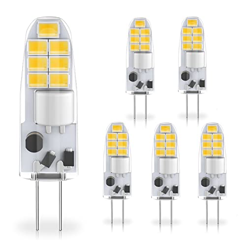 G4 LED Birne Neutralweiß 4000K, AC/DC 12V 1.5W Kein Flackern G4 LED Lampen Stiftsockellampe Ersatz für 10W 15W 20W Halogenlampen, Energiesparlampe 160LM AC/DC LED Leuchtmittel, Nicht Dimmbar, 5er Pack von RuLEDne