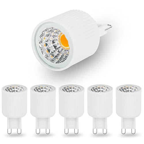RuLEDne LED G9 Leuchtmittel 3W Weiß Ersetzt 30W Halogenlampe 300 Lumen G9 LED Lampen Warmweiß 2700K LED Strahler 24° Abstrahlwinkel G9 LED Leuchtmittel 85Ra Kein Flackern Nicht Dimmbar 5er Pack RuLEDne LED G9 Leuchtmittel 3W Weiß Ersetzt 30W Halogenlampe 300 Lumen G9 LED Lampen Warmweiß 2700K LED Strahler 24° Abstrahlwinkel G9 LED Leuchtmittel 85Ra Kein Flackern Nicht Dimmbar 5er Pack von RuLEDne