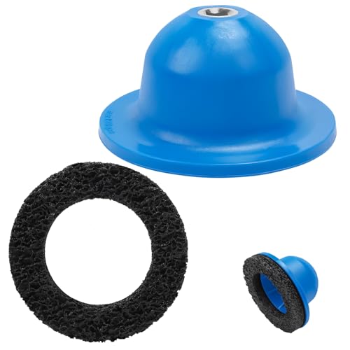 Radnabenschleifer, Radnabenreiniger für Auto, Innen-Ø 90 mm, Außen-Ø 150 mm, Silizium Karbid Kugelkopfschleifer, Radnabe Reinigen für Reifenwechsel & Felgenreinigung, 1/2" Schlagschrauber von Ruaizel