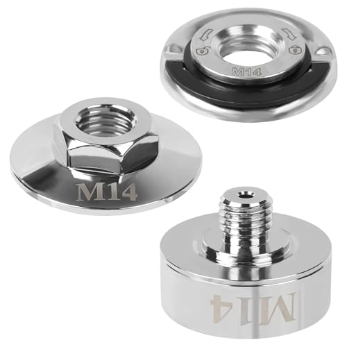 3 Stück X Lock Adapter Set auf M14-gewinde, Schnellspannmutter M14 für Winkelschleifer, Diamantbohrer, Schneidmesser, Winkelschleifer-Schneidklinge von Ruaizel