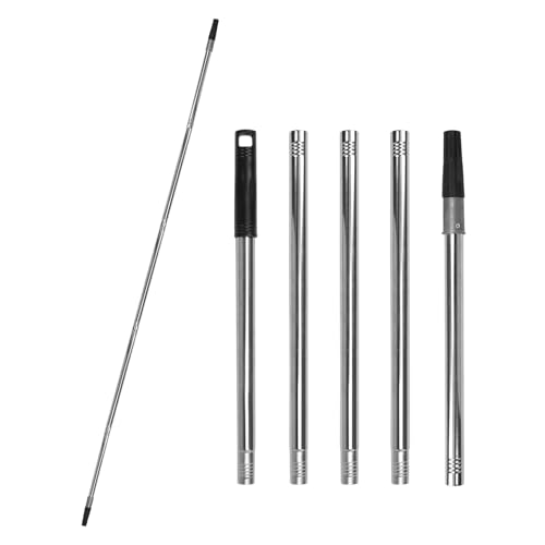 Ruaizel Farbroller Teleskopstange, Verlängerungsstange 200-280 cm, Edelstahl Verlängerung, Teleskopstange Malerrolle, Ausziehbare Teleskopstab für Farbroller, mit Konischem Adapter (2m) von Ruaizel