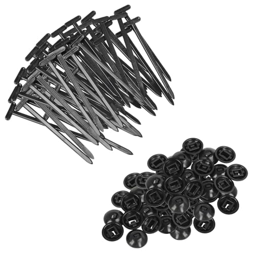 Ruaizel 100 Stück Nylon Universal Kabelbinder Schnalle, Robuste Selbstsichernde Kabelbinder für Auto Reparatur, Zuhause, Büro, Garage und Werkstatt von Ruaizel