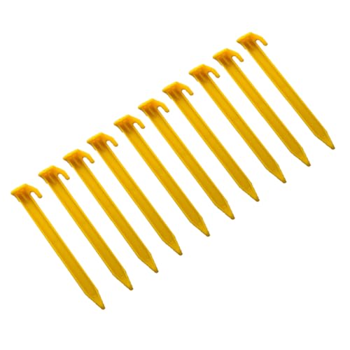 10 x Heringe für Zelte, Zeltheringe, robuste Zelte, Outdoor-Bodenanker, Anker für den Außenbereich, Gartenzubehör, Haken von Ruarby