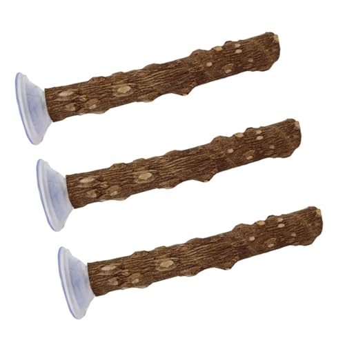 3 x langlebige Vogelständer-Stangen aus Holz, für Sittiche, Wellensittiche, Nymphensittiche, Sittiche, Nymphensittiche, Sitzstangen mit Saugnapf 3 x langlebige Vogelständer-Stangen aus Holz, für Sittiche, Wellensittiche, Nymphensittiche, Sittiche, Nymphensittiche, Sitzstangen mit Saugnapf von Ruarby