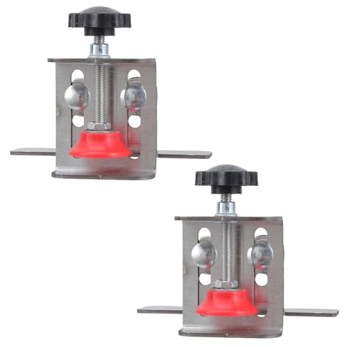 Edelstahlvorrichtungen, geeignet für die Positionierung von Schranktüren, verdeckte und nach unten gerichtete Verlängerung, Tür, Kleiderschrankmontage, Edelstahlklemme von Ruarby