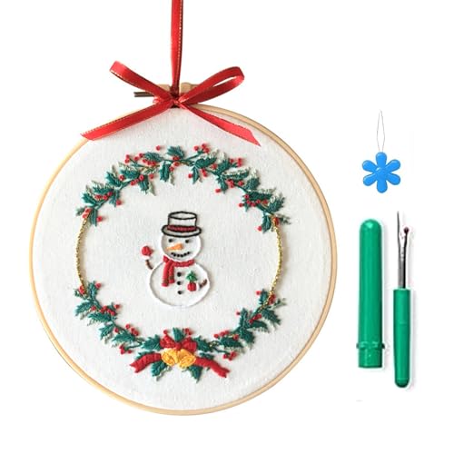Embroidery Starter Kits with Christmas Pattern Full Ranges of Stamped Christmas Ornament Embroidery Kits for Beginners Christmas Embroidery Ornament Beginner Christmas Embroidery Ornament Kits Hand Embroidery Starter Kits with Christmas Pattern Full Ranges of Stamped Christmas Ornament Embroidery Kits for Beginners Christmas Embroidery Ornament Beginner Christmas Embroidery Ornament Kits Hand von Ruarby