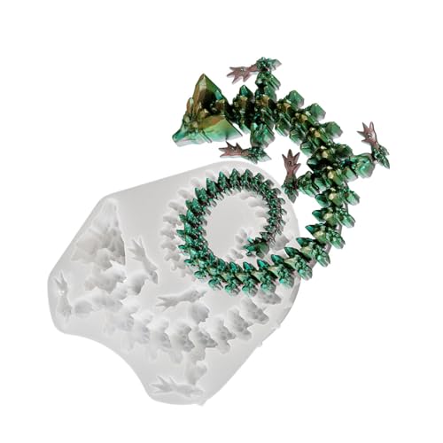 Handgefertigte Drachenfiguren-Form, einfach zu bedienen, Tier-Epoxidharz für handgefertigte Liebhaber, Heimdekoration, Fabelwesen Handgefertigte Drachenfiguren-Form, einfach zu bedienen, Tier-Epoxidharz für handgefertigte Liebhaber, Heimdekoration, Fabelwesen von Ruarby