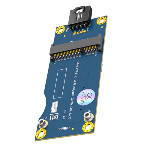 LTE Industrial PCIE auf USB 2.0 Adapterstecker mit Kartensteckplatz für WWAN/LTE 3G Modul geeignet für PC PCIe auf USB Adapter LTE Industrial PCIE auf USB 2.0 Adapterstecker mit Kartensteckplatz für WWAN/LTE 3G Modul geeignet für PC PCIe auf USB Adapter von Ruarby