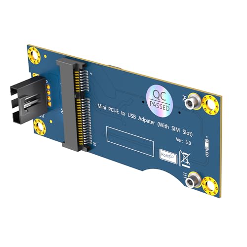 LTE Industrial PCIE auf USB 2.0 Adapterstecker mit Kartensteckplatz für WWAN/LTE 3G Modul geeignet für PC PCIe auf USB Adapter LTE Industrial PCIE auf USB 2.0 Adapterstecker mit Kartensteckplatz für WWAN/LTE 3G Modul geeignet für PC PCIe auf USB Adapter von Ruarby