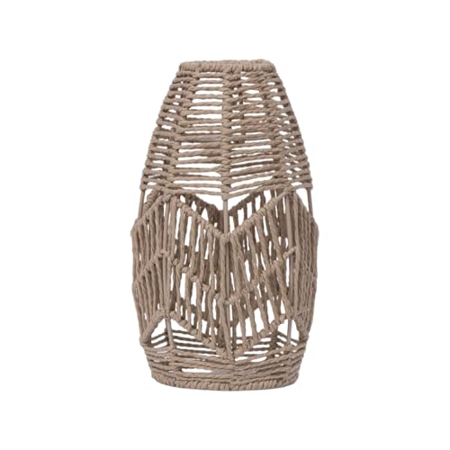 Lampenschirm aus gewebtem Rattan, für Deckenleuchter, Kronleuchter, Lampenschirme für Zuhause, Schlafzimmer, Wohnzimmer, Dekoration, handgewebter Kronleuchter-Lampenschirm von Ruarby