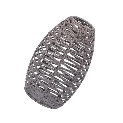 Lampenschirm für Hängelampe, Rattanimitat, gewebtes Seil, Hängeleuchte für Pendelleuchte, Rattan-Lampenschirm von Ruarby