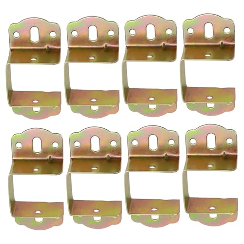 Metall-Bettrahmenhalter, Rahmenanker, Möbelbefestigung, Hardware, einfache Installation für Matratzenbewegungsklammern Metall-Bettrahmenhalter, Rahmenanker, Möbelbefestigung, Hardware, einfache Installation für Matratzenbewegungsklammern von Ruarby