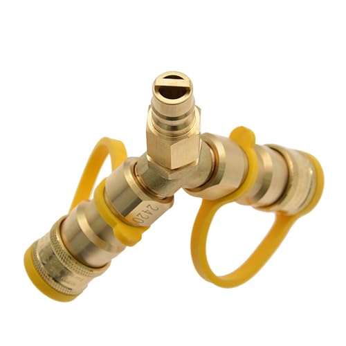 Natürlicher Schnellanschlussadapter, 3/8 Y-Splitter, natürlicher Schnellanschluss-/Trennadapter für Grills, Verbinden/Trennen Separator Natürlicher Schnellanschlussadapter, 3/8 Y-Splitter, natürlicher Schnellanschluss-/Trennadapter für Grills, Verbinden/Trennen Separator von Ruarby