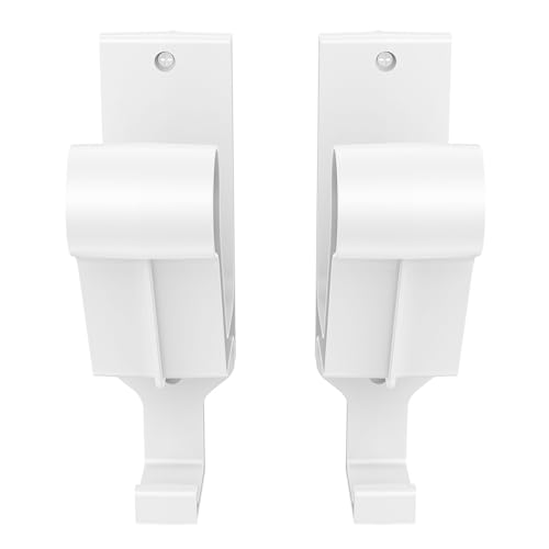 Ruarby 2 Stück Wandhalterung Kopfhörerhalter Leichter Aufhänger montiert mit Schrauben Sparen Platz Designs Aufbewahrungsregal Faltbarer Kopfhörerhalter von Ruarby